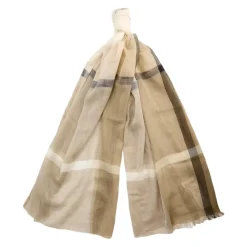 Barbour Tørklæder*Tartan Tørklæde Maisy Stil Beige