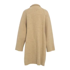 Harris Wharf London Frakker*Uldfrakke Elegant Knappelukning Beige