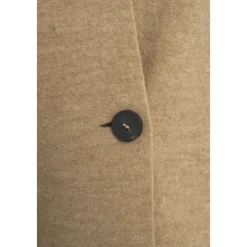 Harris Wharf London Frakker*Uldfrakke Elegant Knappelukning Beige