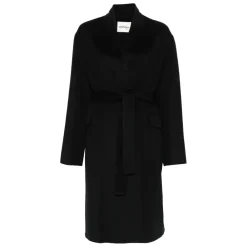 Ottod'Ame Frakker*Belted Coat Sort