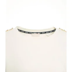 Liu Jo Sweatshirts*Better Sweatshirt med ædelsten Hvid