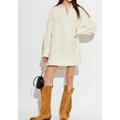 Munthe Kjoler*Betulli Dress Beige