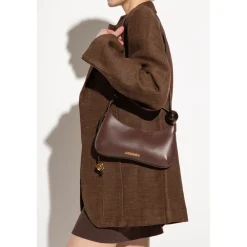 Jacquemus Skuldertasker*Bisou Perle Taske Brun