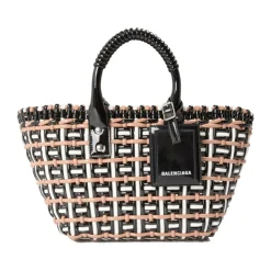 Balenciaga Indkøbstasker*Bistro Basket Braided Tote Bag Multifarvet