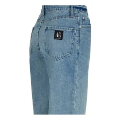 Armani Exchange Jeans*Denim Jeans med Logo Detaljer Blå