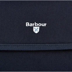 Barbour Clutch*Hængende Toilettaske med Tjekdetalje Blå