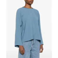 Forte Forte Bluser & Skjorter*Klar Top Rund Hals Blå