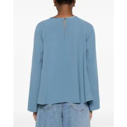 Forte Forte Bluser & Skjorter*Klar Top Rund Hals Blå