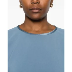 Forte Forte Bluser & Skjorter*Klar Top Rund Hals Blå