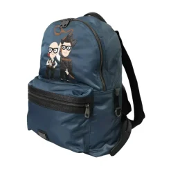 Dolce & Gabbana Rygsække*Nylon DGFamily Patch Rygsæk Blå