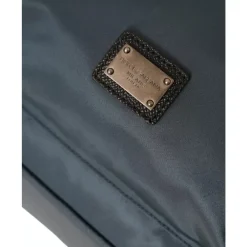 Dolce & Gabbana Rygsække*Nylon DGFamily Patch Rygsæk Blå