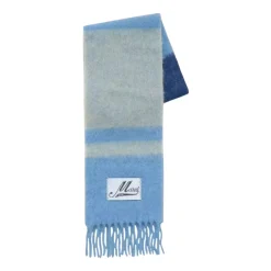 Marni Tørklæder*Stribet Frynset Tørklæde Blå