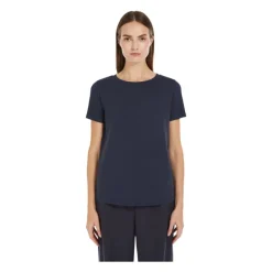 Weekend Max Mara T-Shirts*T-shirt med sommerfugleprint og rund hals Blå