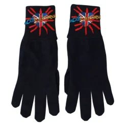 Dolce & Gabbana Handsker*Uld Unisex Statement Handsker Blå