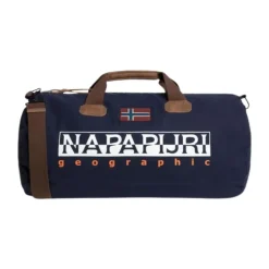 Napapijri Rejsetasker*voksbehandlet bomuldstaske med aftagelig justerbar skulderrem Blå