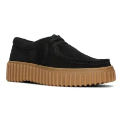 Clarks Snøresko*Black Bee fritidssneakers Sort