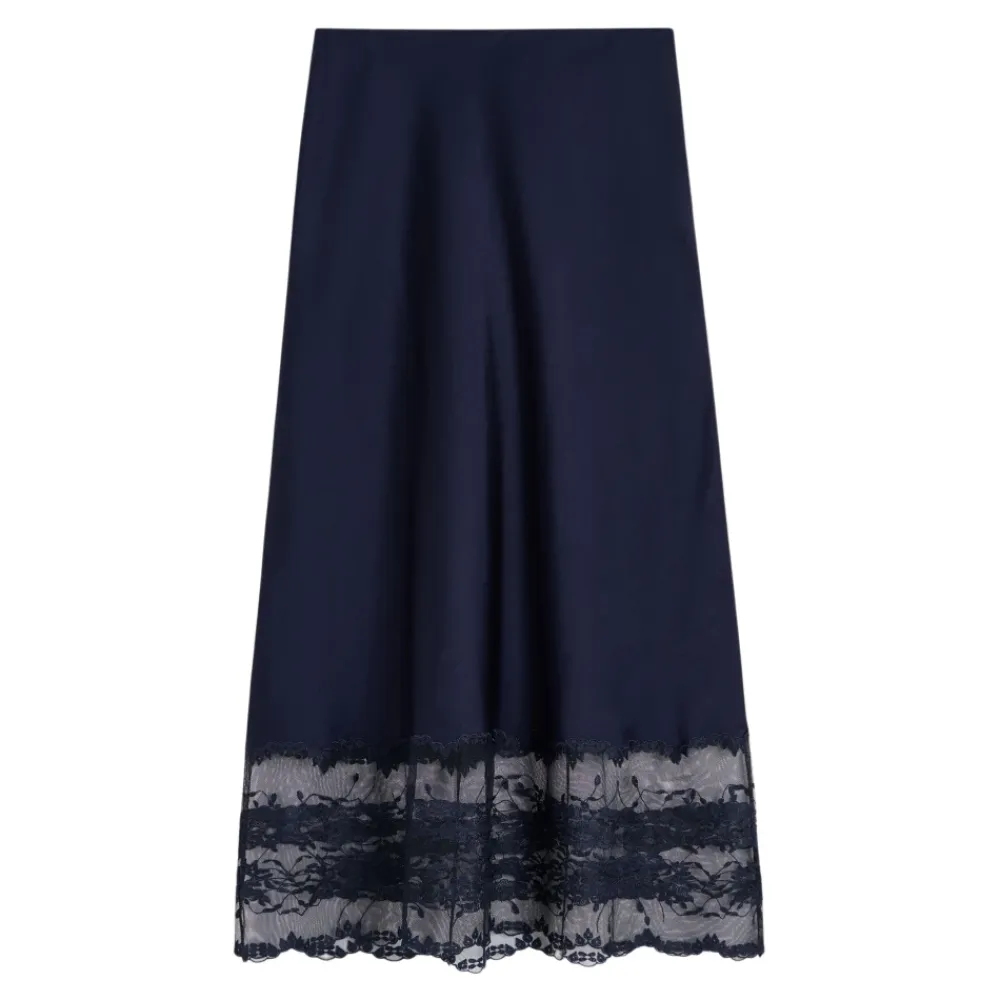 By Malene Birger Nederdele*Blake Maxi Skirt Blå