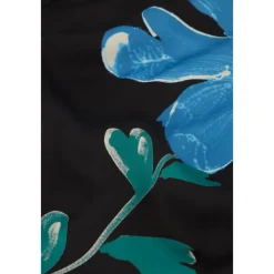 FABIENNE CHAPOT Kjoler*Blomstret Midi Kjole Sort