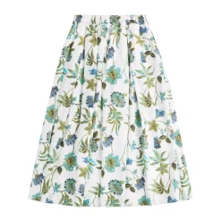 Fay Nederdele*Blomstret Midi-nederdel Multifarvet