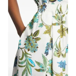 Fay Nederdele*Blomstret Midi-nederdel Multifarvet