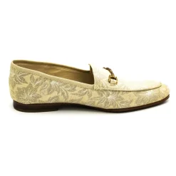 Sam Edelman Loafers*Blomstret stof loafers med lav sål Beige