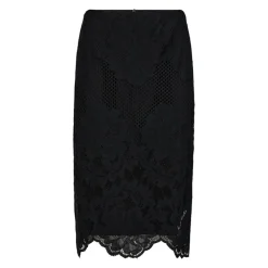 Haute L'Amitié Nederdele*Blondekant Blyantskørt Sort