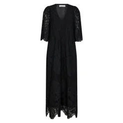 Haute L'Amitié Kjoler*Blondekant Kjole Sort