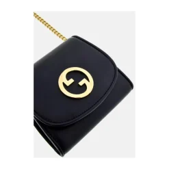 Gucci Skuldertasker*Blondie Kæde Wallet Sort