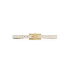 Elisabetta Franchi Bælter*Bælte med logo-spænde Beige