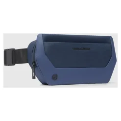 Piquadro Bæltetasker*Bæltetaske i stof og læder Blå