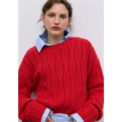 The New Society Striktrøjer & Sweatere*Bluebell Jumper Rød