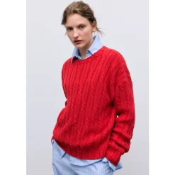 The New Society Striktrøjer & Sweatere*Bluebell Jumper Rød