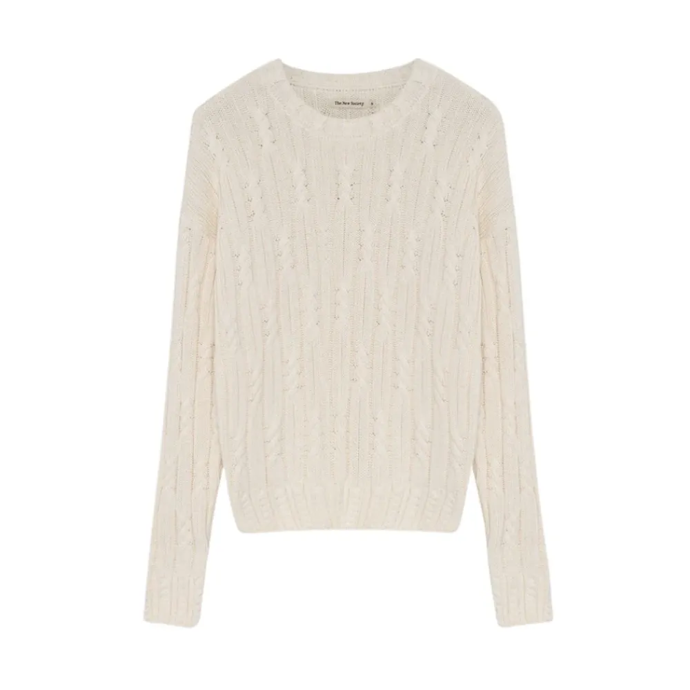 The New Society Striktrøjer & Sweatere*Bluebell Jumper Beige