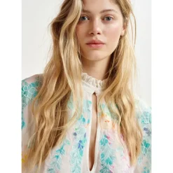 Essentiel Antwerp Bluser & Skjorter*Bluse med blomsterbroderi Hvid