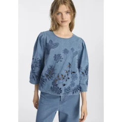 Munthe Bluser & Skjorter*Bluser Blå