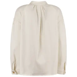 Forte Forte Bluser & Skjorter*Boheme Overshirt i Flydende Bomuld Hvid
