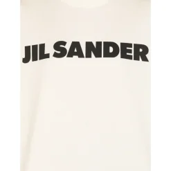 Jil Sander T-Shirts*Bomulds T-shirt Hvid