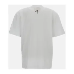 PLAN C T-Shirts*Bomulds T-shirt med Print Hvid