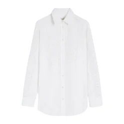 Weekend Max Mara Bluser & Skjorter*Bomuldsskjorte med klassiske detaljer Hvid