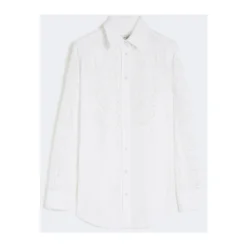 Weekend Max Mara Bluser & Skjorter*Bomuldsskjorte med klassiske detaljer Hvid