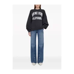 Anine Bing Sweatshirts*Bomuldssweatshirt Sort