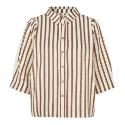 Lollys Laundry Bluser & Skjorter*Bonoll Shirt SS Brun