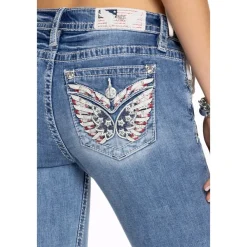 Miss Me Jeans*Boot-cut Jeans Blå