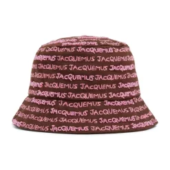 Jacquemus Huer & Kasketter*Bordado Bucket Hat Brun