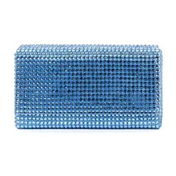 Amina Muaddi Clutch*Borsa Blå