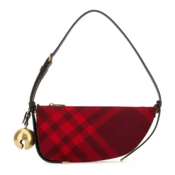 Burberry Skuldertasker*Borsa Rød