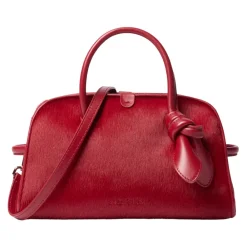 Jacquemus Håndtasker*Borsa da bowling morbida e piccola Rød