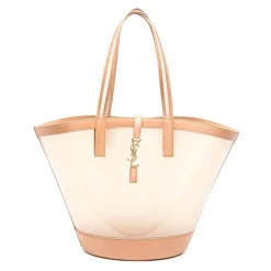 Saint Laurent Indkøbstasker*Borse Tote Beige