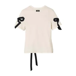 Marc Jacobs T-Shirts*Bow Shrunken Tee Hvid