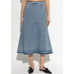 Munthe Nederdele*Braylin Denim Skirt Blå